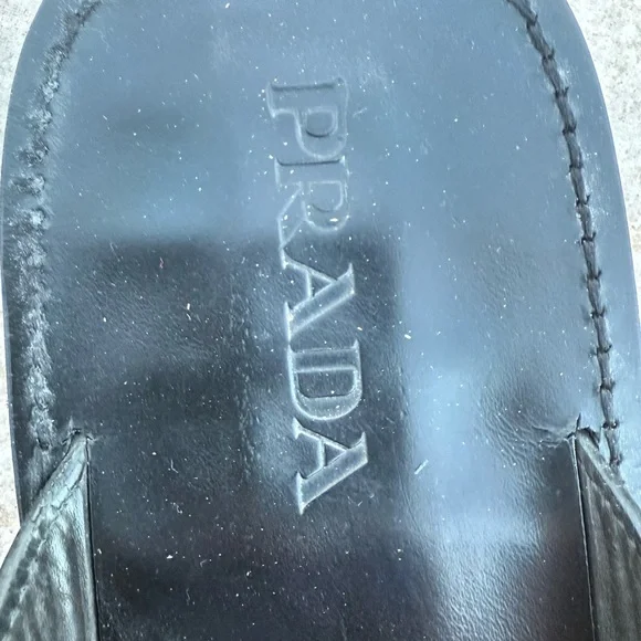 Prada Black Men's Flip-Flops